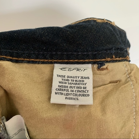 Esprit - Tube Slim Blue/Black Dark Wash Skinny Jeans - Size 32 - Picture 9 of 15